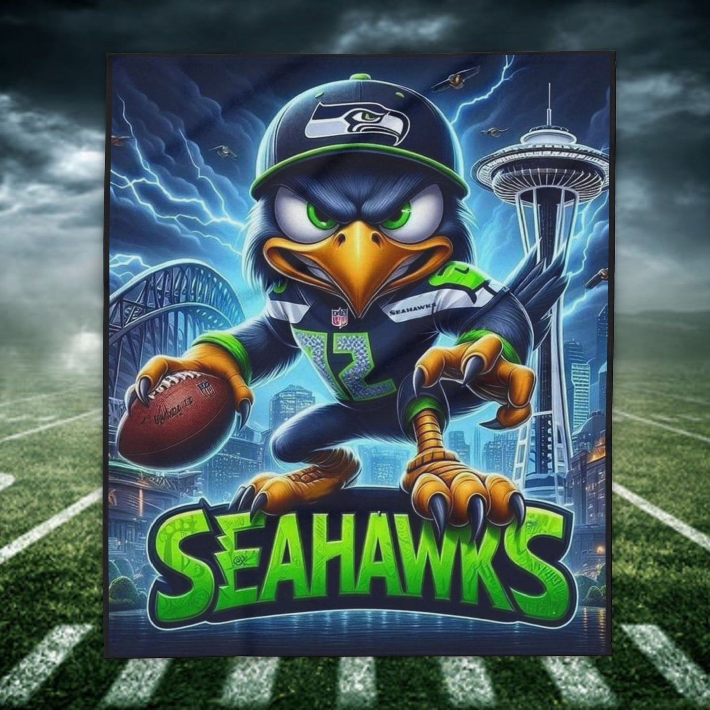 NFL Seahawks Arctic Blanket - House of O & A