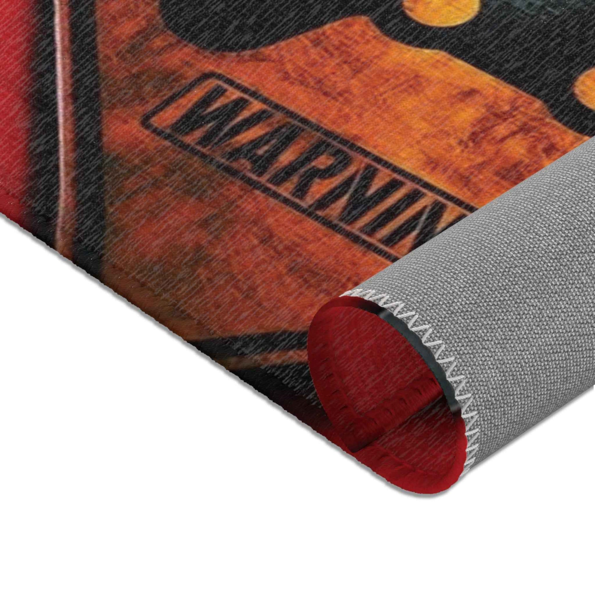Warning Gamer Zone Area Rug