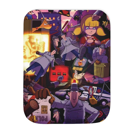 The Classic Inspector Sherpa Blanket