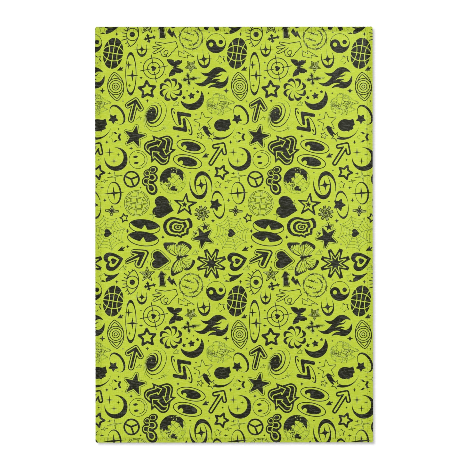 Cool y2k Rave - Area Rug - House of O & A