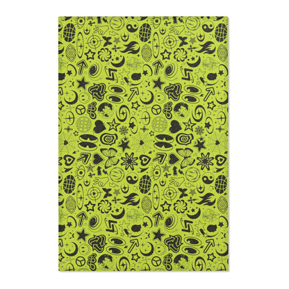 Cool y2k Rave - Area Rug - House of O & A