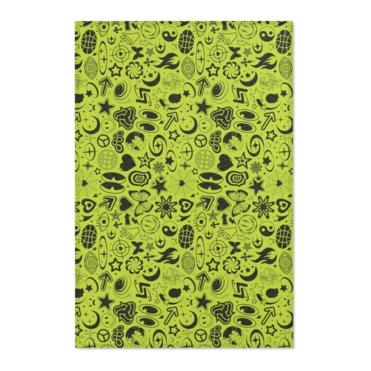 Cool y2k Rave - Area Rug - House of O & A