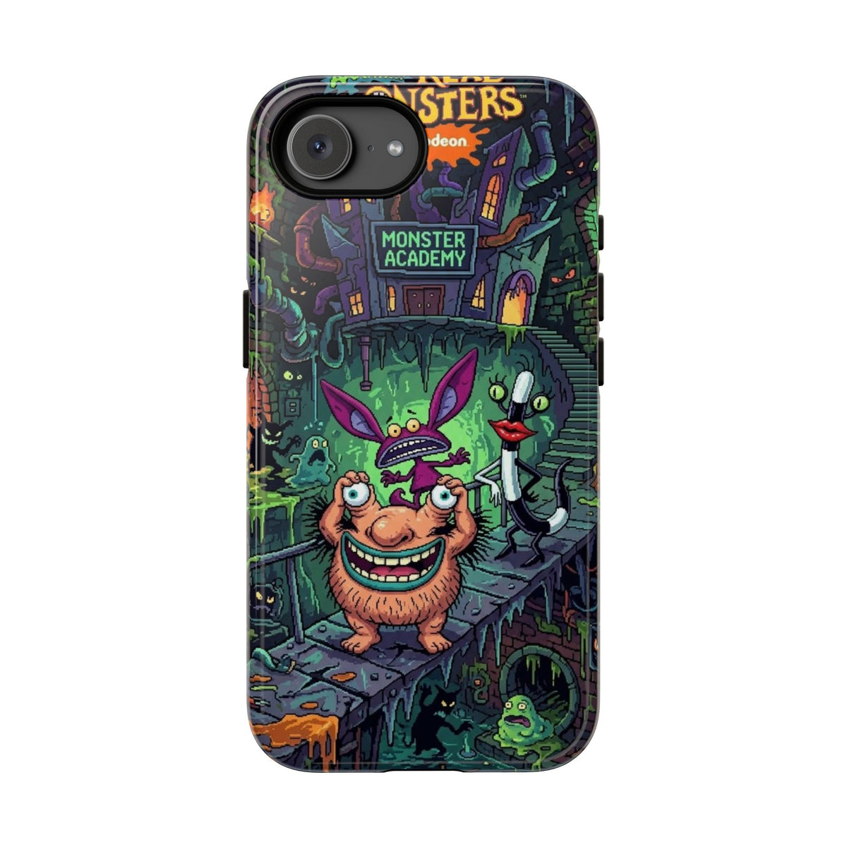 Colorful Cartoon Monster Academy Design (Tough Cases)