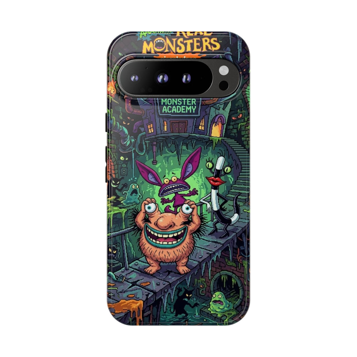 Colorful Cartoon Monster Academy Design (Tough Cases)