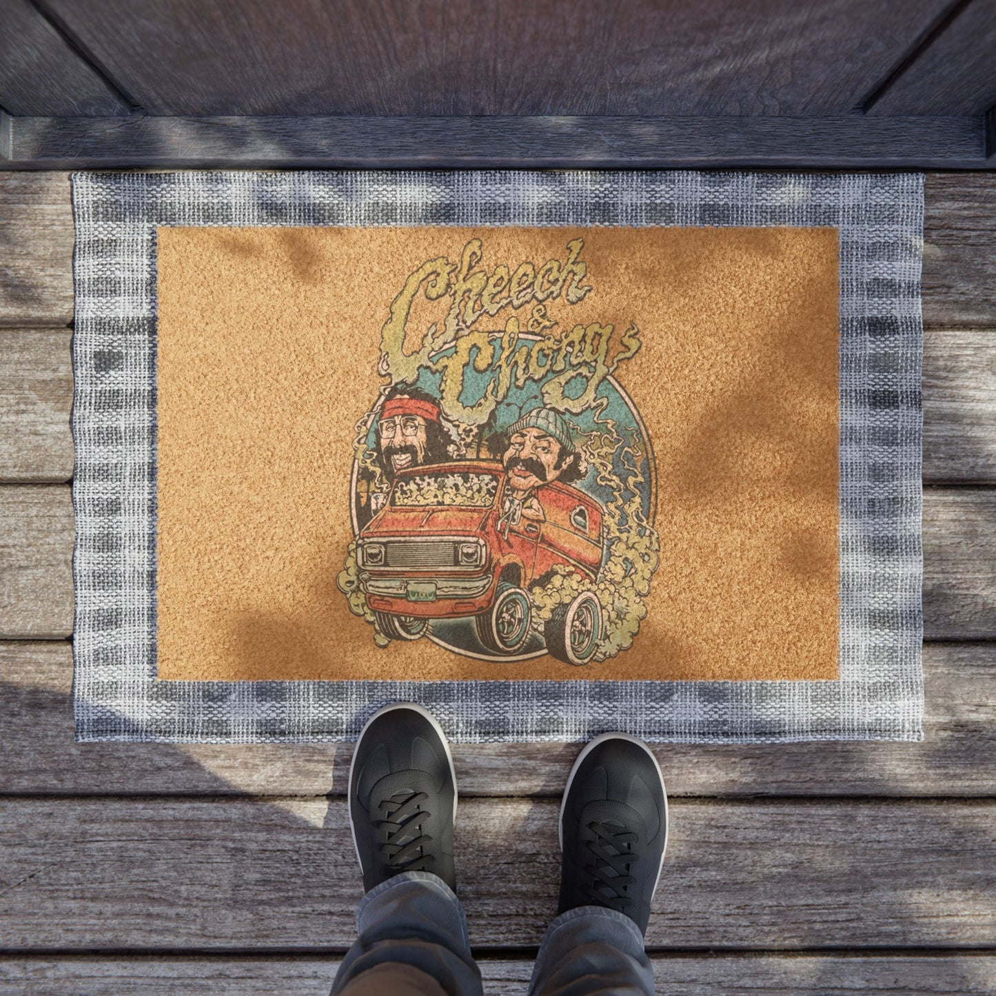 "Cheech & Chong - Up In Smoke" Novelty Welcome Mat