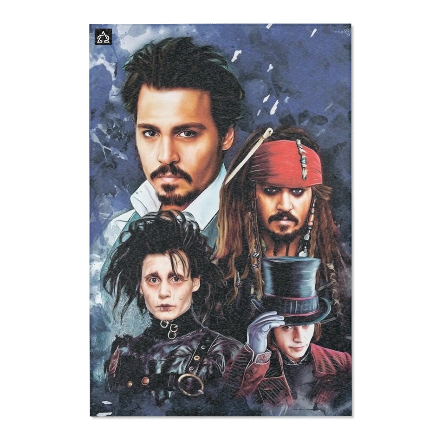 Johnny Depp Characters - Unique Rug - House of O & A