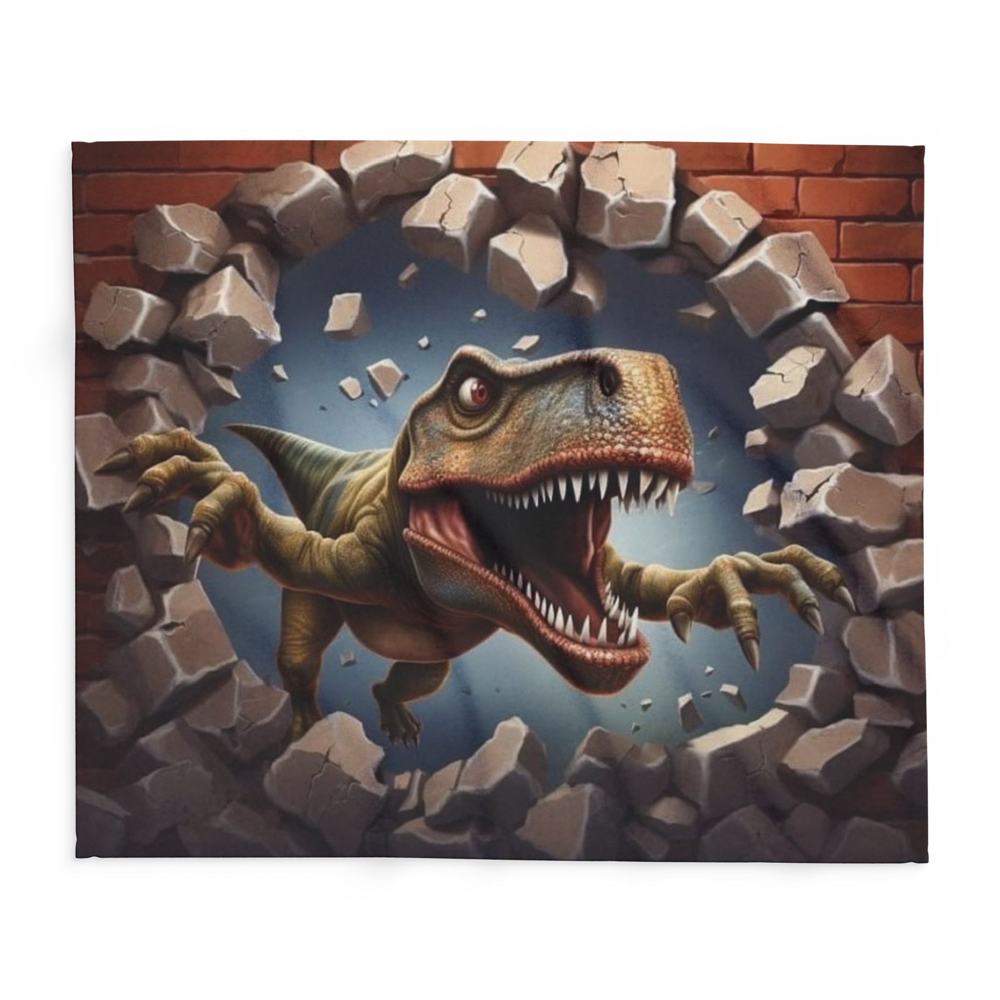 T-Rex Wall Break Arctic Blanket - House of O & A