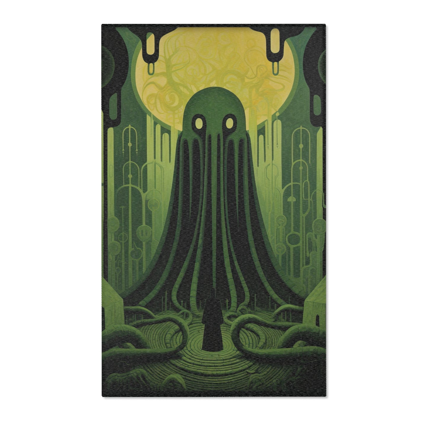 The Rise Of Cthulhu H.P. Lovecraft - Area Rug - House of O & A