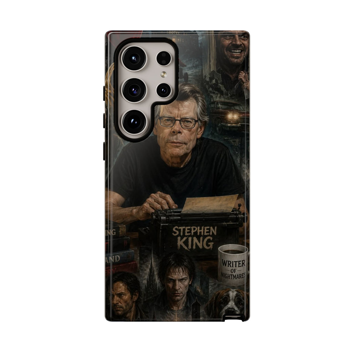 Stephen King Horror Phone Case – Gothic Dark Literature Samsung Protective Case