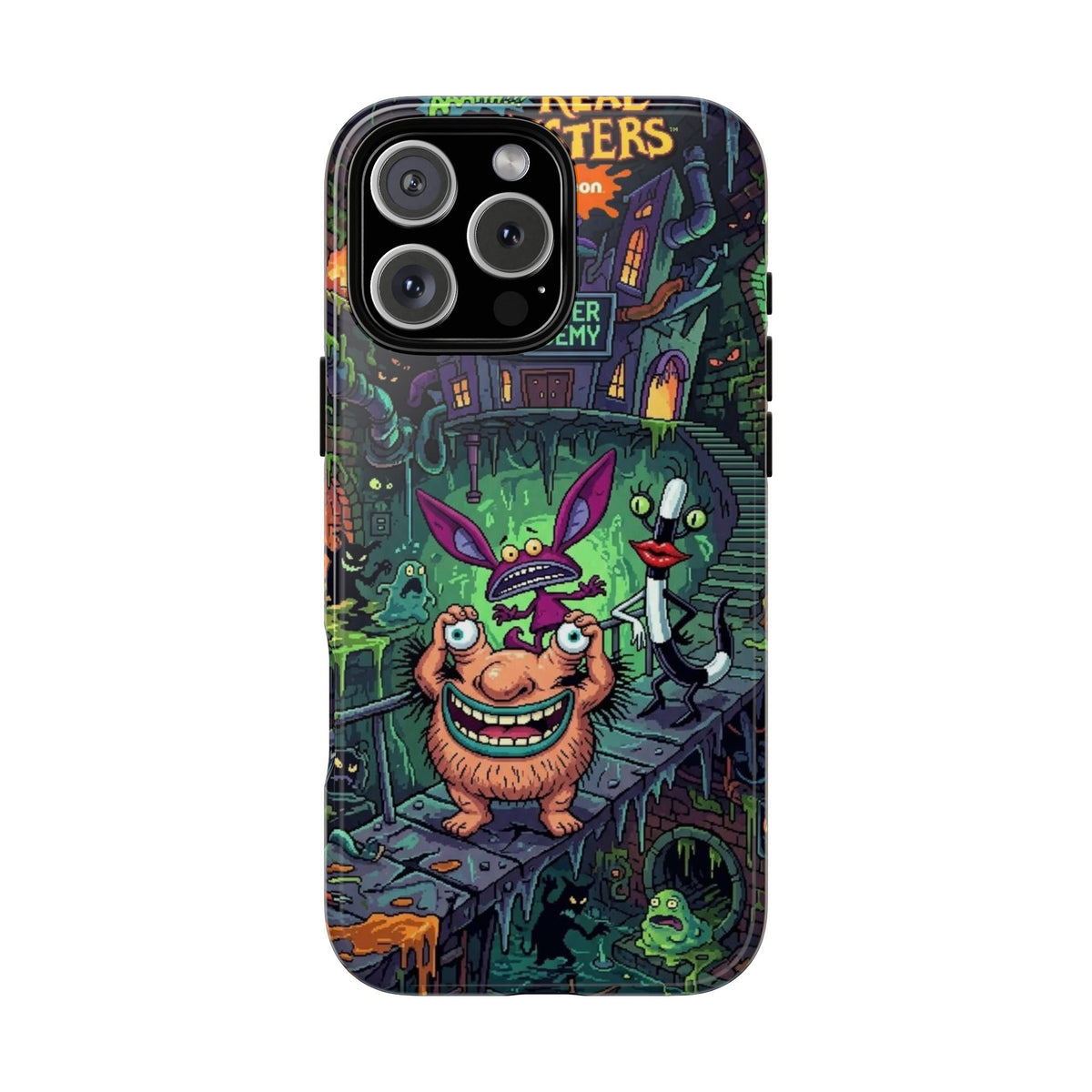 Colorful Cartoon Monster Academy Design (Tough Cases)