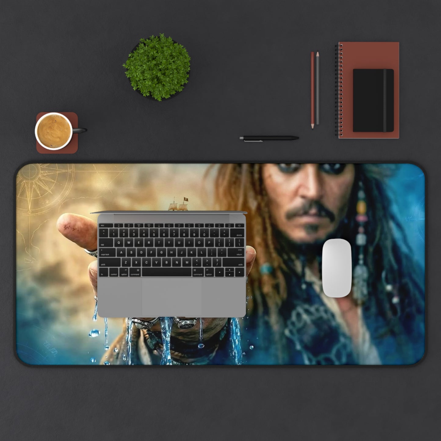 Captain’s Curse XL Desk Mat – Ocean’s Edge Gaming & Workspace Pad