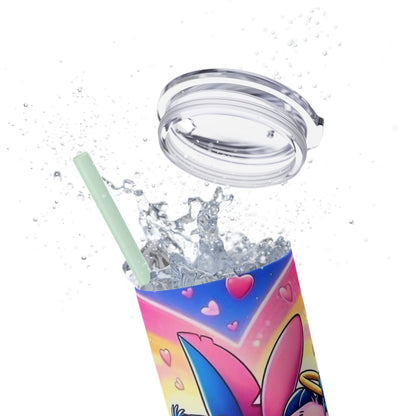 Skinny Tumbler - Stitch and Angel Love Design - House of O & A