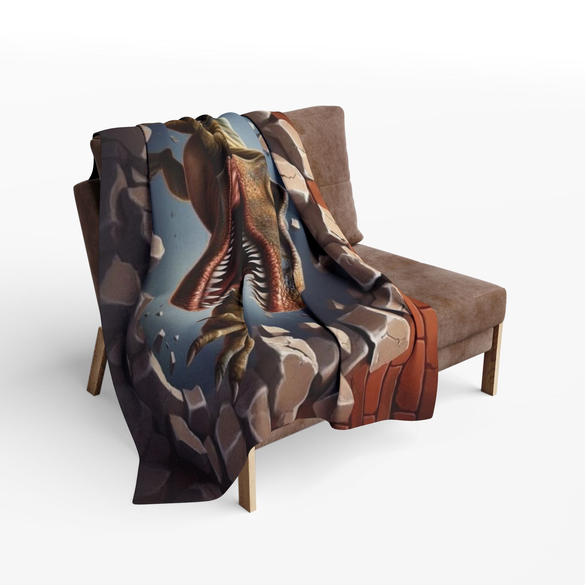 T-Rex Wall Break Arctic Blanket - House of O & A