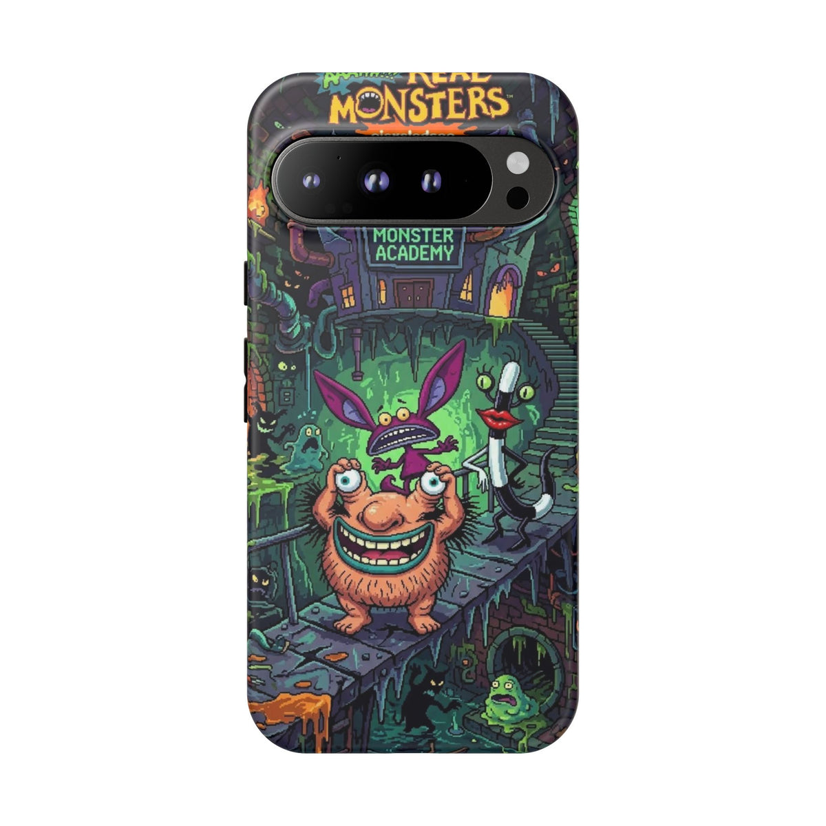 Colorful Cartoon Monster Academy Design (Tough Cases)