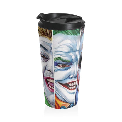 Faces of the Joker - Stainless Steel Travel Mug