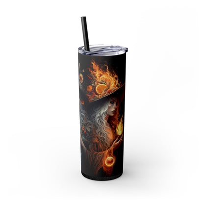 Witch Sisters Skinny Tumbler