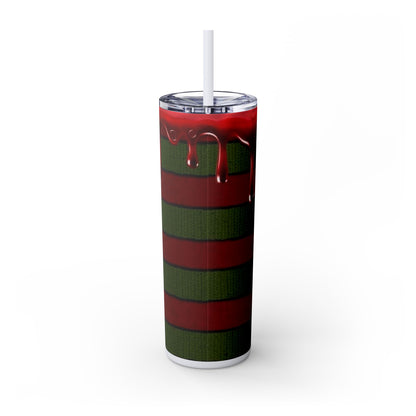 🔥 Freddy Krueger Skinny Tumbler – A Nightmare You’ll Love 🔥