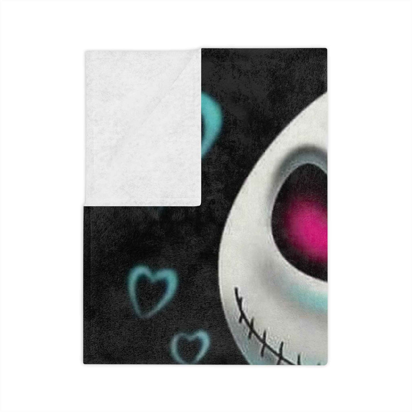Jack Skeleton Halloween Velveteen Blanket
