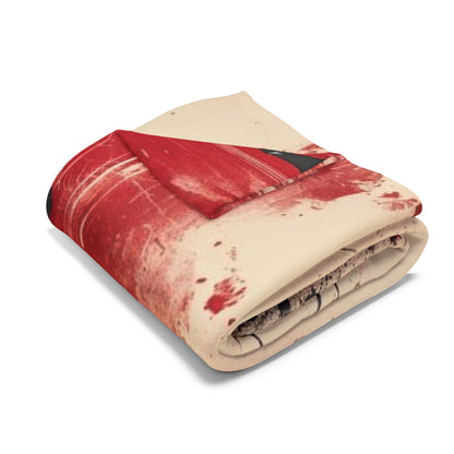 Arctic Fleece Blanket — Gothic Skull & Sword Graphic Throw