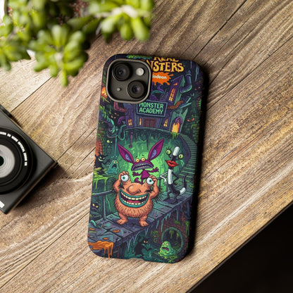 Colorful Cartoon Monster Academy Design (Tough Cases)