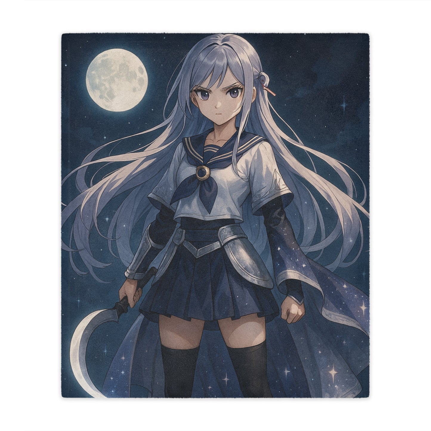 Moonlight Guardian Mink Blanket – Featuring Aiko Tsukino - House of O & A