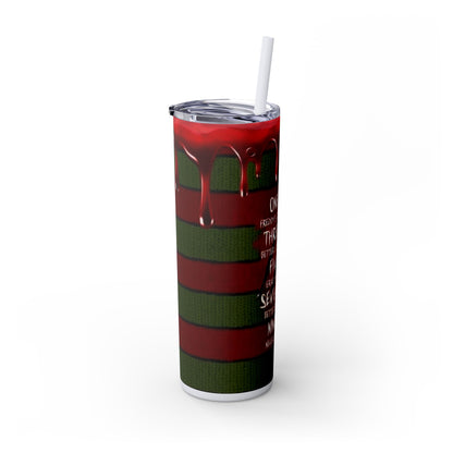 🔥 Freddy Krueger Skinny Tumbler – A Nightmare You’ll Love 🔥