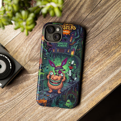 Colorful Cartoon Monster Academy Design (Tough Cases)