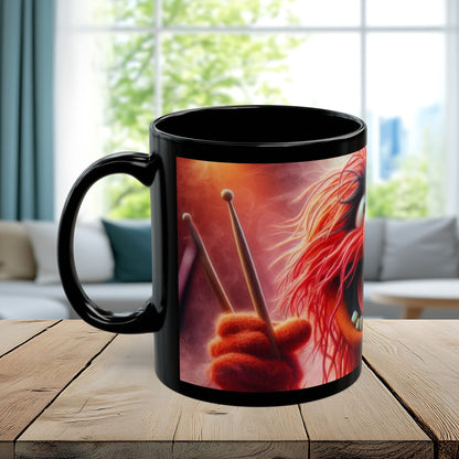 Muppet-Inspired Bright Animal Black Coffee Mug — 11oz & 15oz