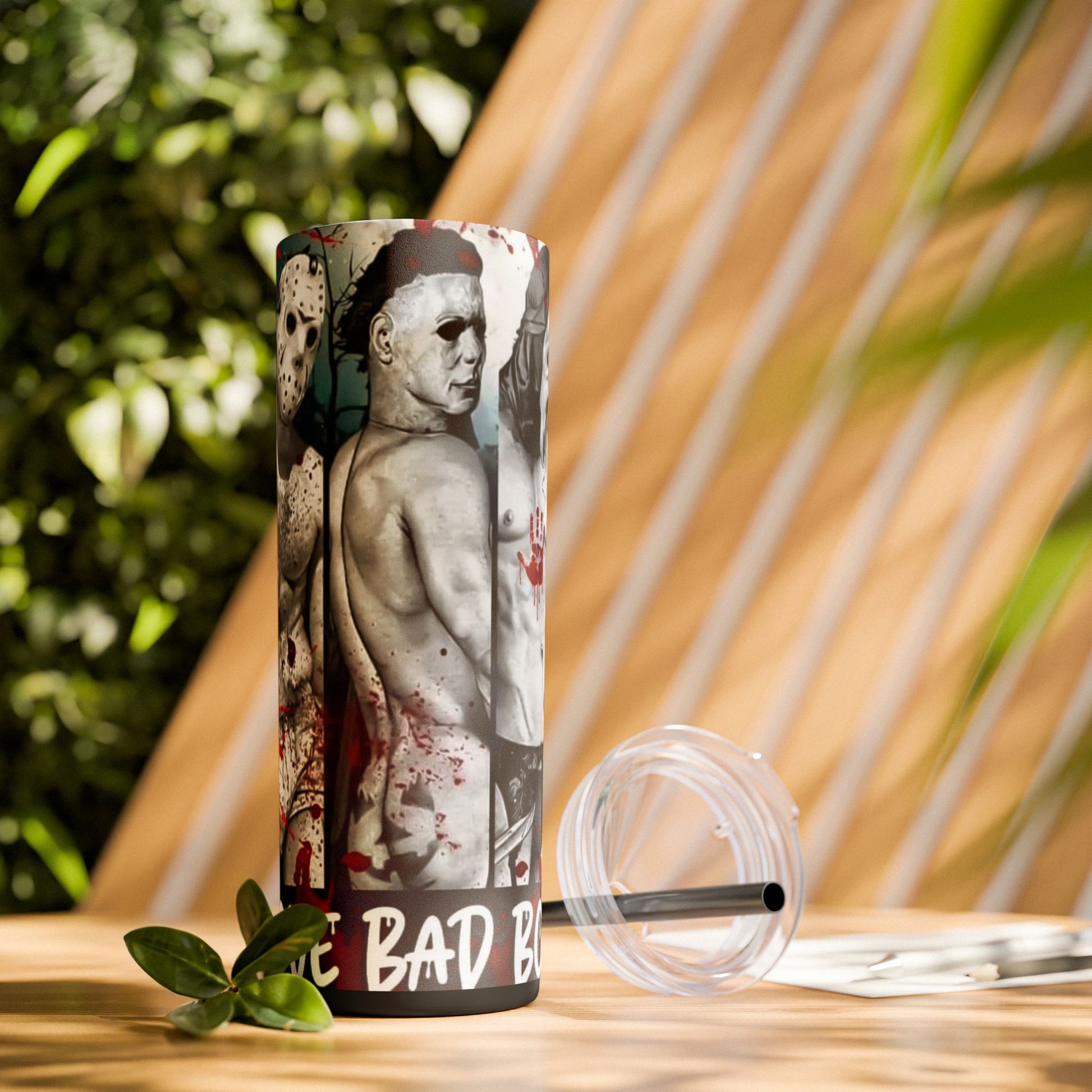I Love Bad Boys Skinny Tumbler - House of O & A