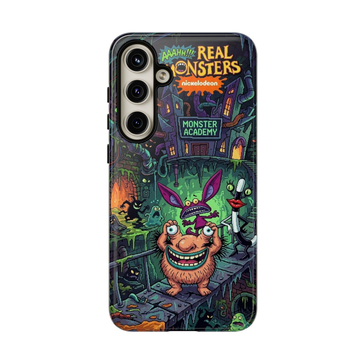 Samsung - Colorful Cartoon Monster Academy Design (Tough Cases)