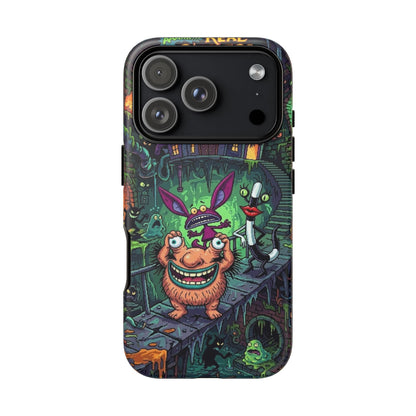 Colorful Cartoon Monster Academy Design (Tough Cases)