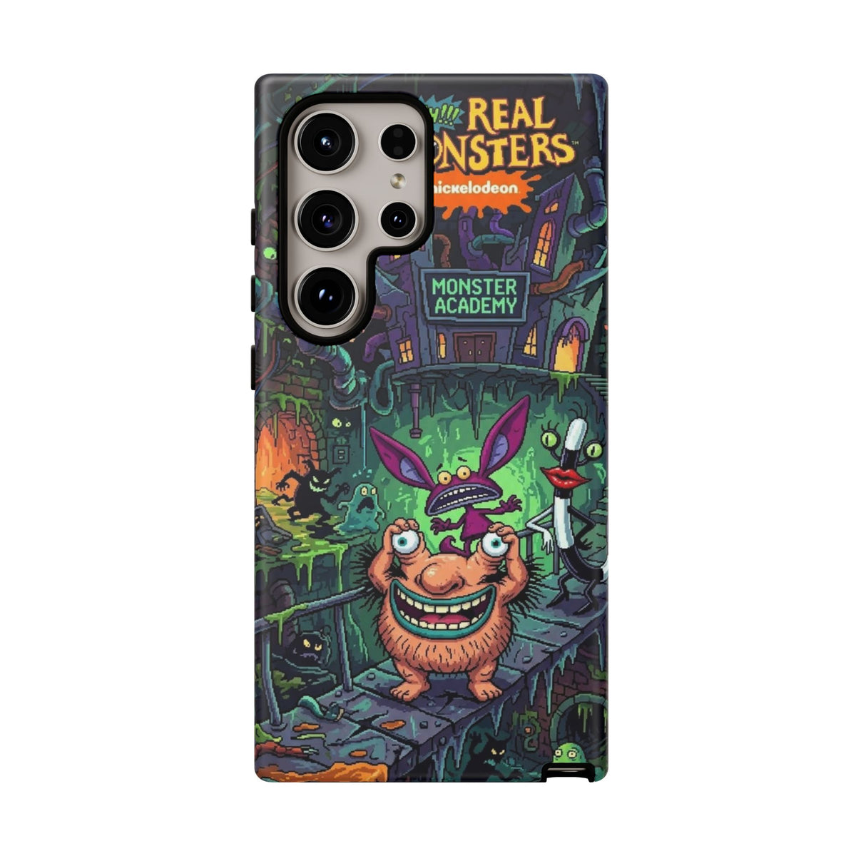 Samsung - Colorful Cartoon Monster Academy Design (Tough Cases)