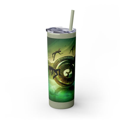 "The 100" Stainless Steel Tumbler - Green