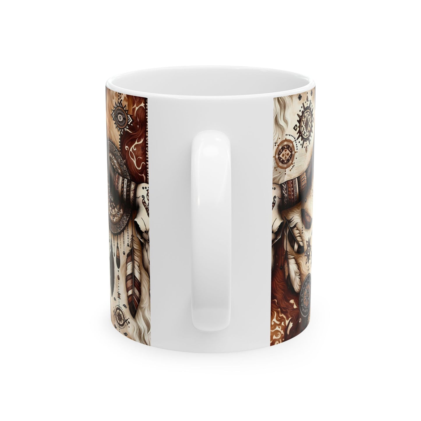 Western Skull Ceramic Mug - House of O & A