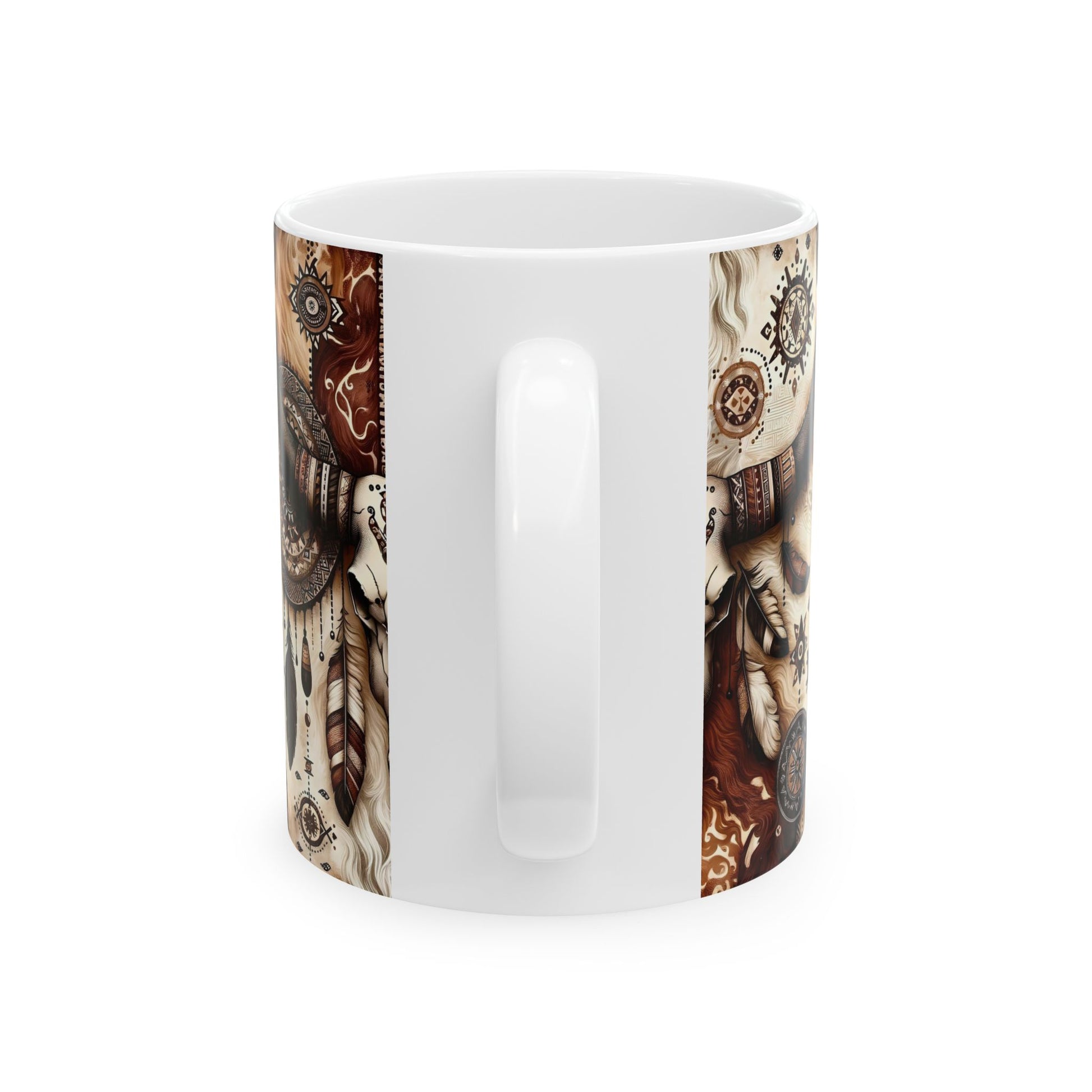 Western Skull Ceramic Mug - House of O & A