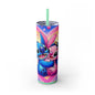 Skinny Tumbler - Stitch and Angel Love Design - House of O & A