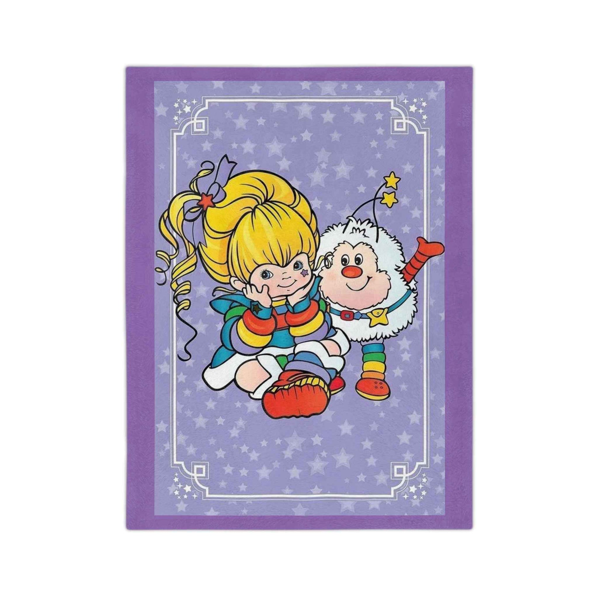 Rainbow Bright - Velveteen Minky Blanket