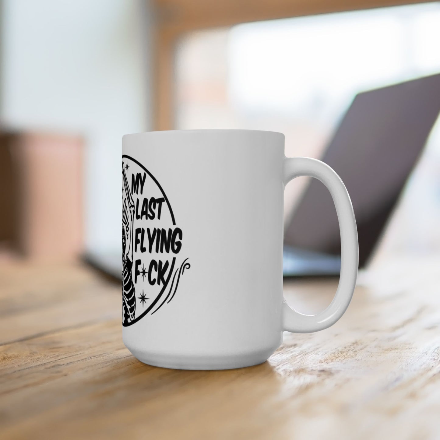 Copy of Skeleton 'There It Goes' Funny Gothic Ceramic Mug (11oz & 15oz)