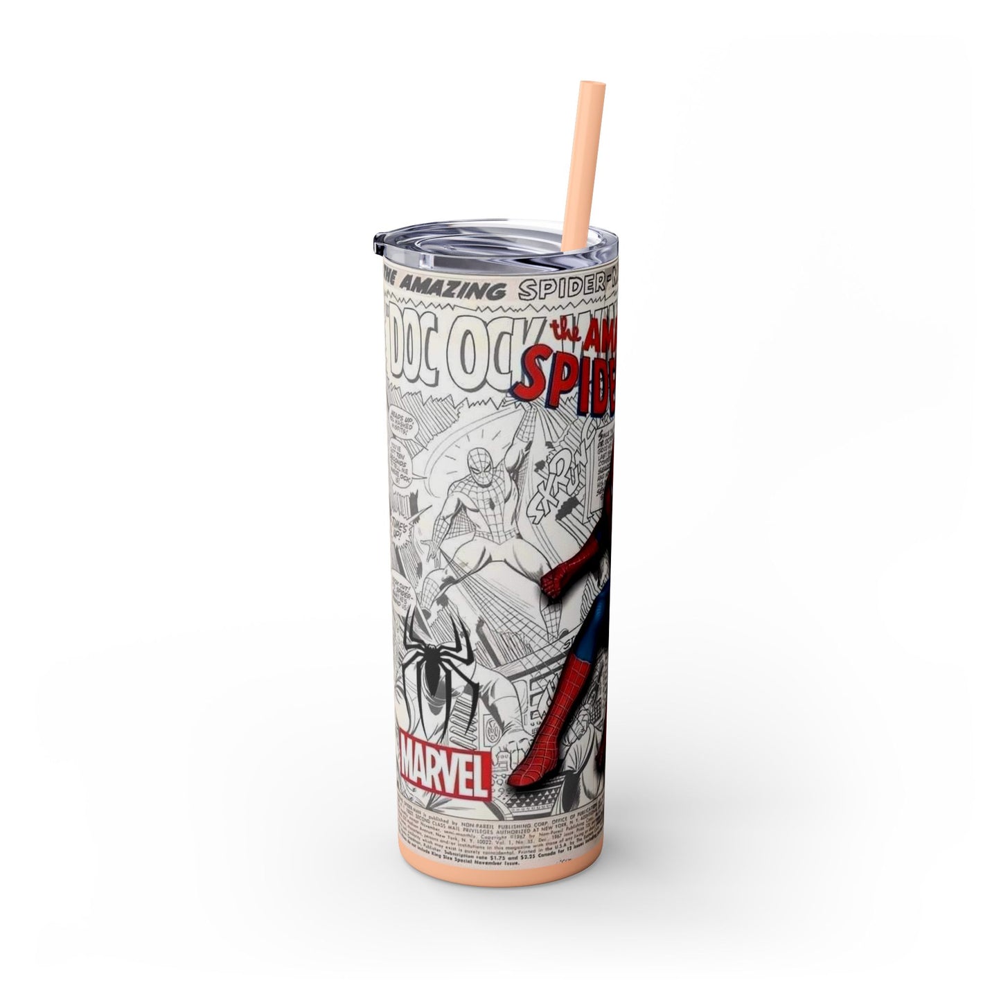 Skinny Tumbler Spiderman 20oz - House of O & A
