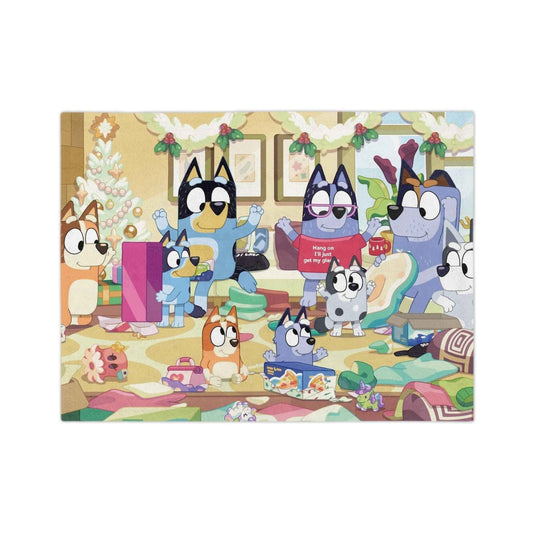 Bluey - Velveteen Minky Blanket