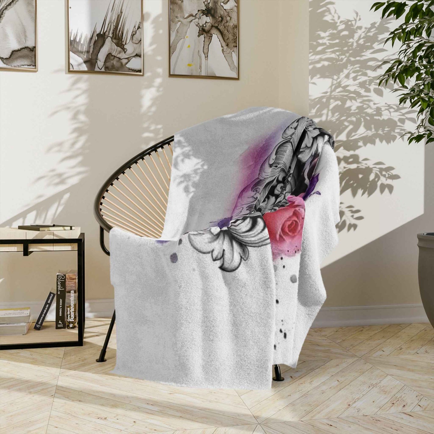 Day of the Dead  - Velveteen Minky Blanket