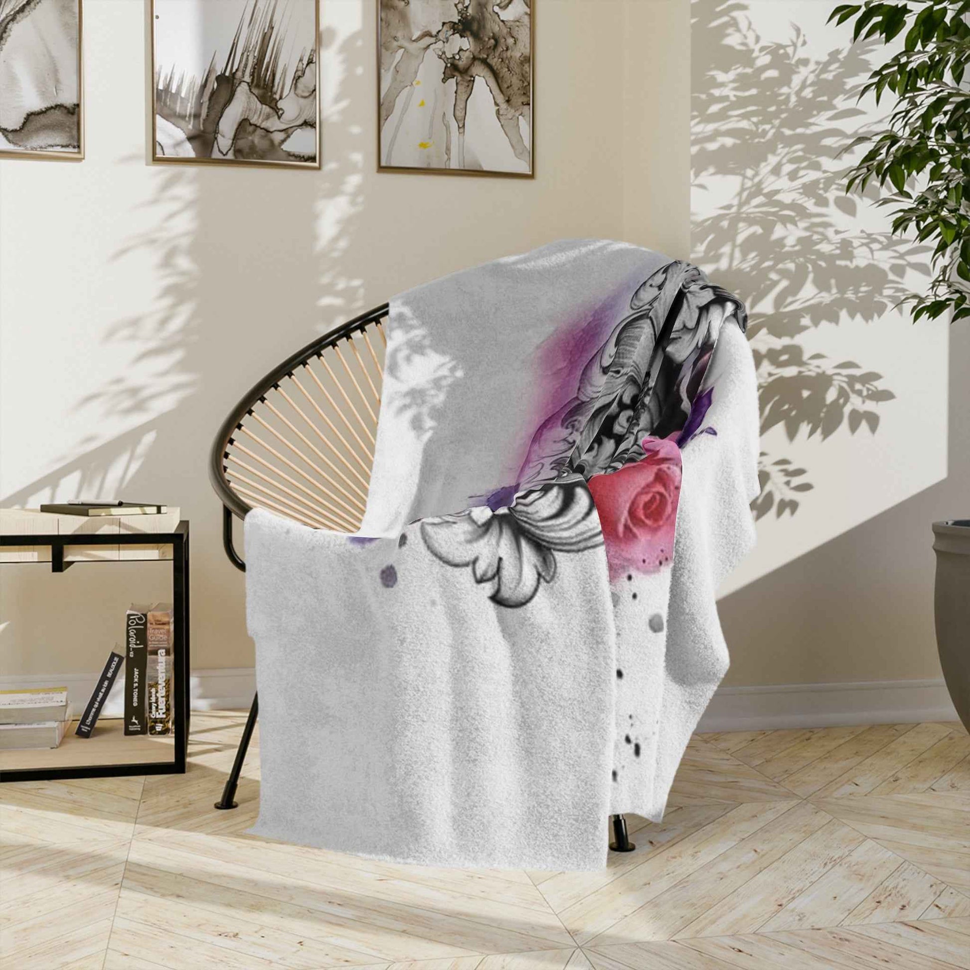 Day of the Dead  - Velveteen Minky Blanket