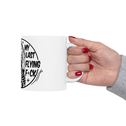Copy of Skeleton 'There It Goes' Funny Gothic Ceramic Mug (11oz & 15oz)