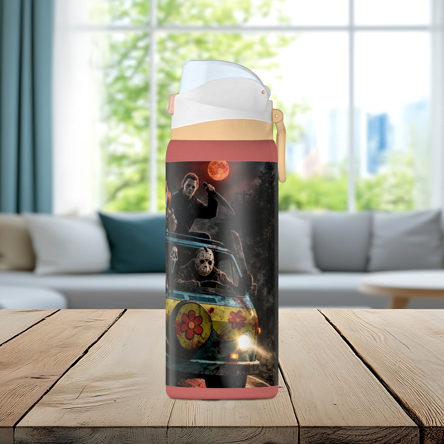 Nightmare Road Trip 32oz Insulated Water Bottle – Horror Legends Edition
