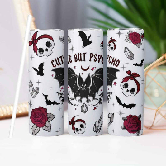 20OZ Straight Cup With Sliding Lid Printed in USA