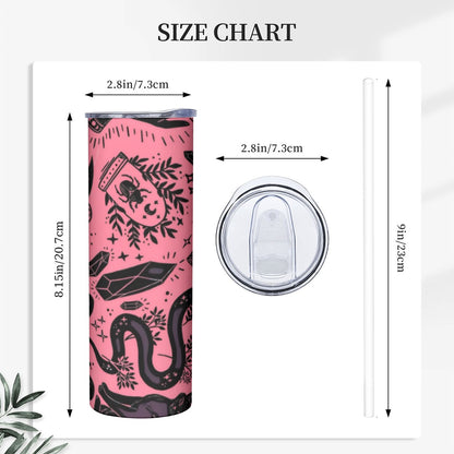 Midnight Rituals Tumbler – Pink Occult Edition
