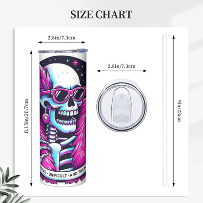 Neon Afterlife – 20oz Attitude Slim Tumbler