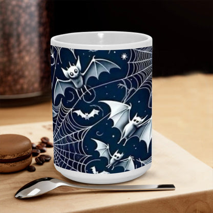 Midnight Web & Moon Rose Gothic Mug
