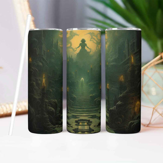 20OZ Straight Cup With Sliding Lid Printed in USA