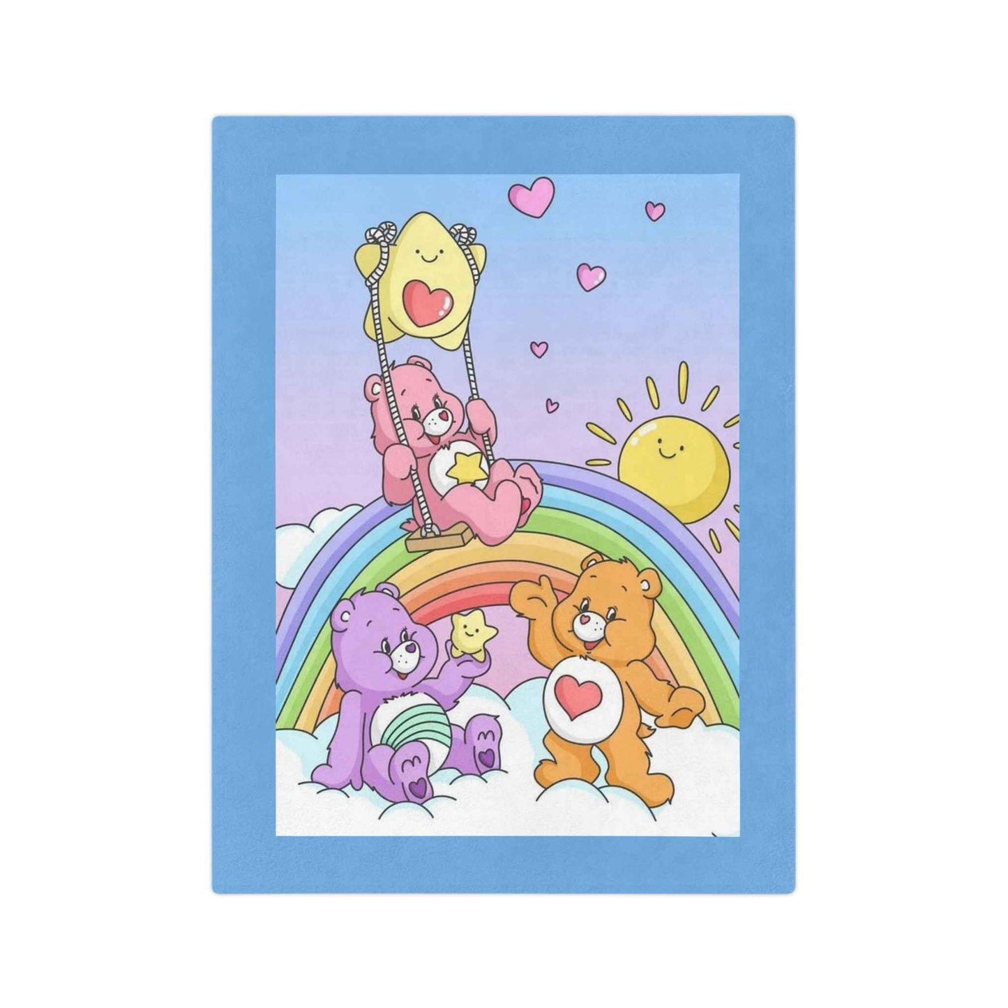 The Care Bears - Velveteen Minky Blanket